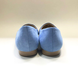“24.0cm 實物 4880 日元 → 2,880 日元 SALE” 輕鬆走路！ 2cm 高跟鞋（藍色 x 藏青色） 第5張的照片