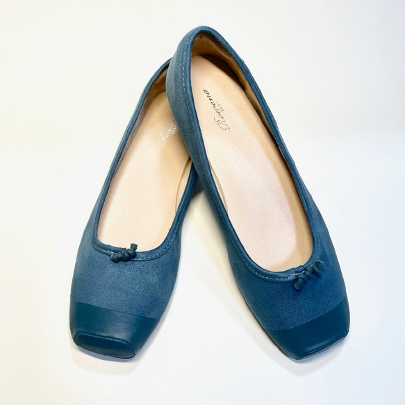 美品】Repetto ネイビー バレエシューズ25.5