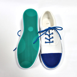 不平衡天藍色甲板鞋 (22.5cm ~ 24.5cm) 第7張的照片