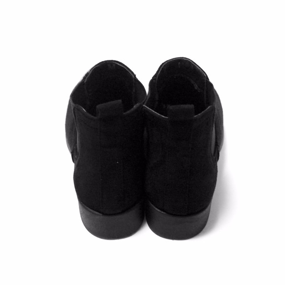[Last LL size 25cm-25.5cm 相當] 尖頭靴子（銀色 x 黑色） 第4張的照片