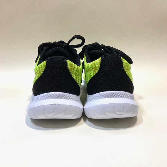超輕量雙色運動鞋（黃x黑）23.0cm-24.5cm 第4張的照片