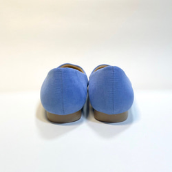 [展覽]雙色2厘米高跟鞋（藍色x海軍藍） 第4張的照片
