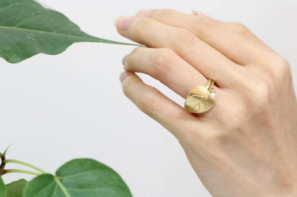 菩提樹の指輪　一枚葉　～露～