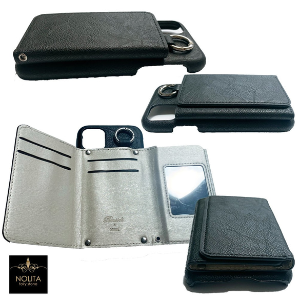 iPhone 手機殼，皮夾式，多功能智慧型手機手機殼，相容於 iPhone 6、6S、7、8、SE2 和 11 第9張的照片