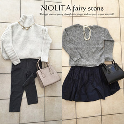 NOLITA fairy stoneオリジナル２Wayバッグ　ペールベージュ 4枚目の画像