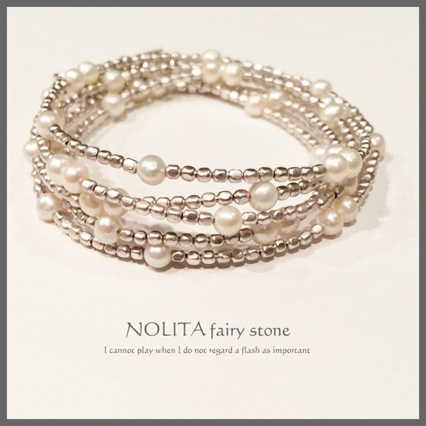 淡水パール １・２連ネックレス、4連アンクレット、5連ブレスレット