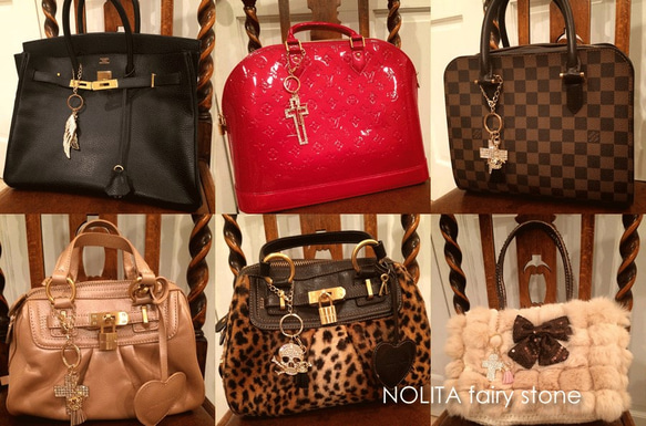 包包飾品，吊飾，骷髏，十字架，翅膀，包包飾品，讓你的包包時尚華麗，鑰匙圈 第5張的照片