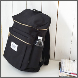 BOX背包通勤背包學校背包媽媽包A4黑色PD-1508 第7張的照片