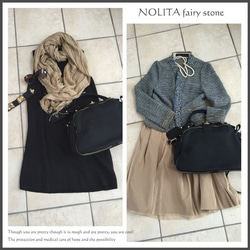 NOLITA ２Way☆女性の味方バッグ　Mサイズ　ブラック　 3枚目の画像