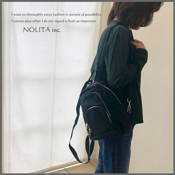 帆布背包 一種模式背包，也可用作 2 路背包 媽媽背包 包 外出背包 通勤旅行 #926 第6張的照片