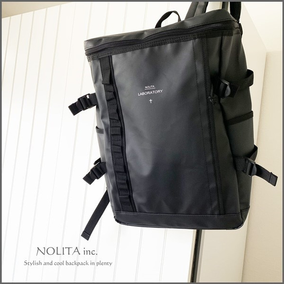 奧特萊斯⭐︎6980日元→2980日元箱型背包通勤學校背包媽媽包A4背包 第2張的照片