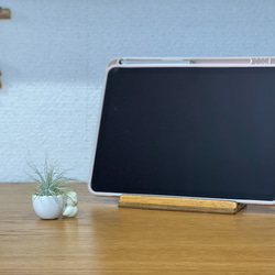送料無料♪　iPad　タブレットスタンド　iPhone　スマホスタンド　木工♬ 5枚目の画像