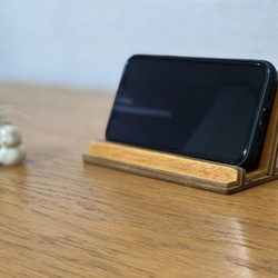 送料無料♪　iPad　タブレットスタンド　iPhone　スマホスタンド　木工♬ 6枚目の画像