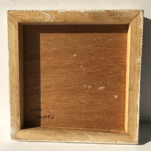 紙粘土絵画「sweet」 絵画 USAKAMIKA 通販 12629582｜Creema(クリーマ)