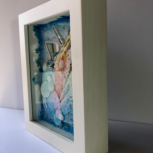 紙粘土絵画「サプリ」 絵画 USAKAMIKA 通販 12687749｜Creema