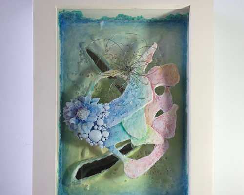 紙粘土　立体アート　アート　立体絵画　絵画 500x0.jpg