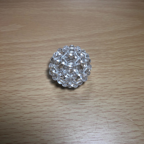 神聖幾何学フラーレン 高品質(AAA)6mm玉 天然水晶のフラーレン 立体  