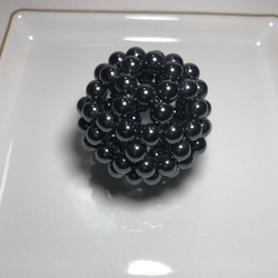 神聖幾何学フラーレン 10mm玉 天然水晶×オーロラクリスタル 立体