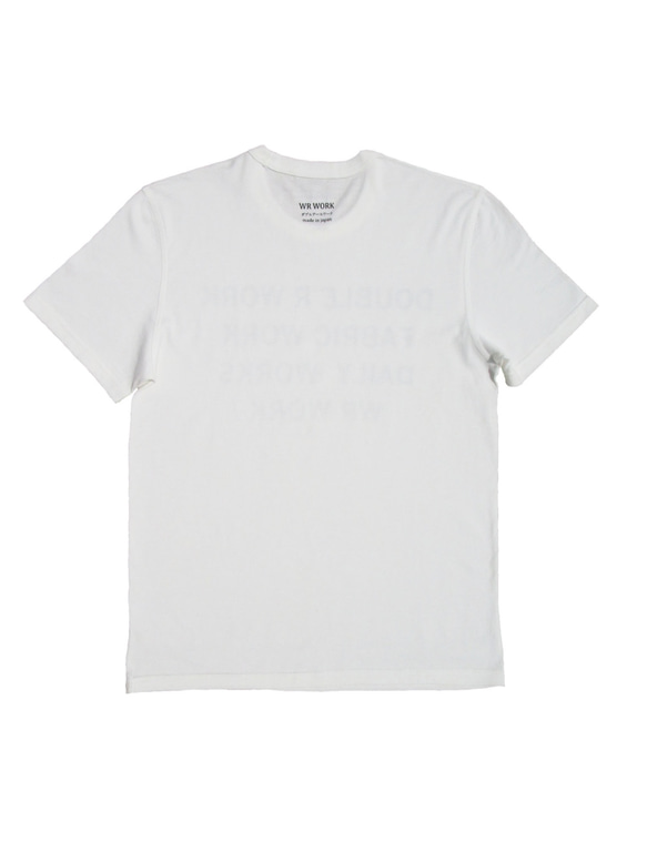 WR WORK UNISEX TEE NO / 210801 / COLOR / OFF WHITE 3枚目の画像