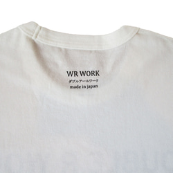 WR WORK UNISEX TEE NO / 210801 / COLOR / OFF WHITE 5枚目の画像