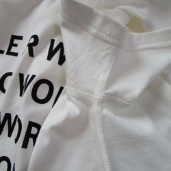 WR WORK UNISEX TEE NO / 210801 / COLOR / OFF WHITE 6枚目の画像