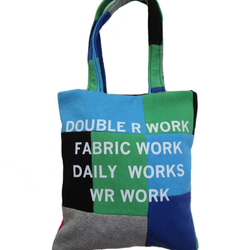 MULTI PATCH WORK HAND SIZE TOTE BAG / COLOR / MULTI GREEN 5枚目の画像