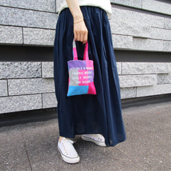 MULTI PATCH WORK HAND SIZE TOTE BAG / COLOR / MULTI PINK 8枚目の画像