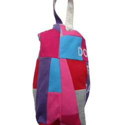 MULTI PATCH WORK LIGHT SHOULDER BAG / COLOR / MULTI PINK 6枚目の画像