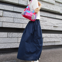 MULTI PATCH WORK LIGHT SHOULDER BAG / COLOR / MULTI PINK 7枚目の画像