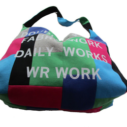 MULTI PATCH WORK LIGHT SHOULDER BAG / COLOR / MULTI GREEN 6枚目の画像