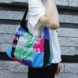 MULTI PATCH WORK LIGHT SHOULDER BAG / COLOR / MULTI GREEN 10枚目の画像