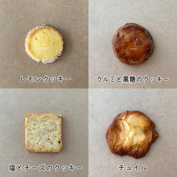 セレクトクッキーB（レモン・クルミ黒糖・塩チーズ・チュイル）/ ポスト便（送料無料※一部地域対象外） 3枚目の画像