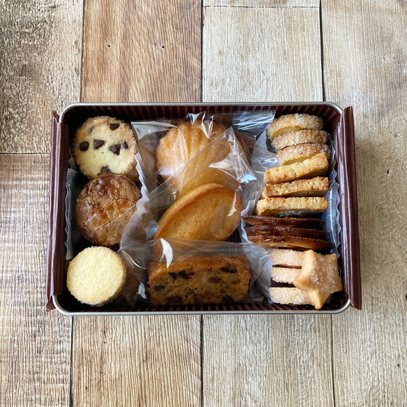 【～11/30(火)まで】クッキー＆焼き菓子詰め合わせ缶（クッキー缶）/ゆうパックでのお届け 2枚目の画像