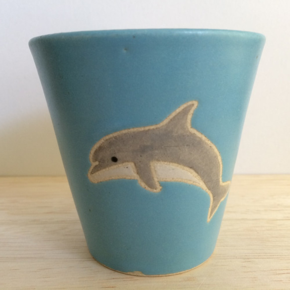 フリーカップ（イルカ） 2枚目の画像
