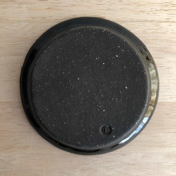 リム平皿(ヘリンボーン・黒） 4枚目の画像