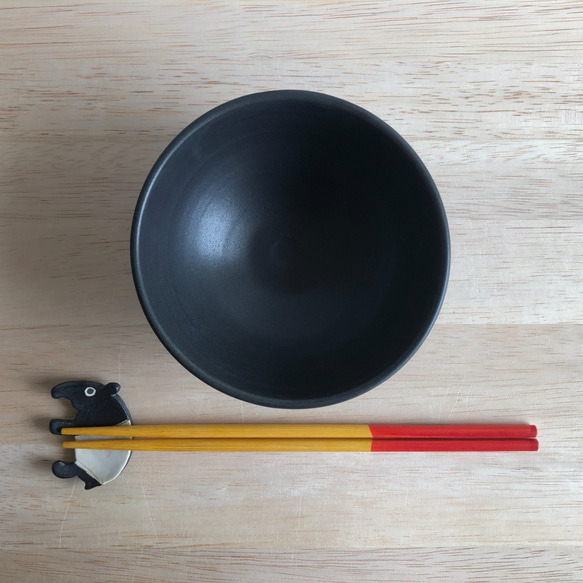 茶碗（マレーバク・黒） 4枚目の画像