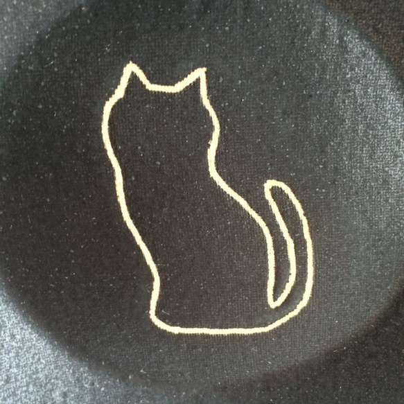 ネコの八角皿 2枚目の画像