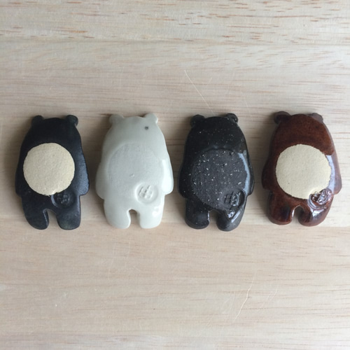クマのはしおきセット 箸・箸置き 後山工房 マザキユキ 通販