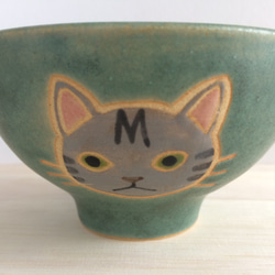 ネコの茶碗b 2枚目の画像