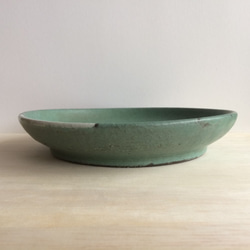 シロクマ皿(グリーン） 3枚目の画像