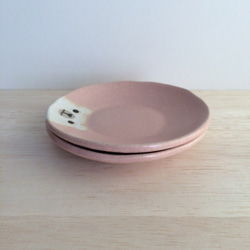 シロクマ小皿(ピンク） 6枚目の画像