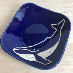 角丸皿（ザトウクジラ） 2枚目の画像