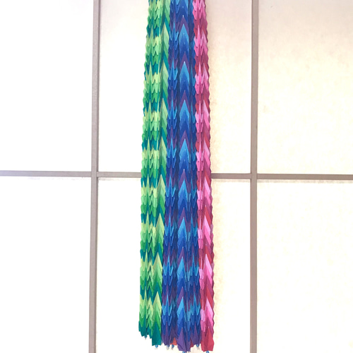 値下げ中】千羽鶴 折紙/長寿/祈願/お見舞い/吊るし飾り/送料無料