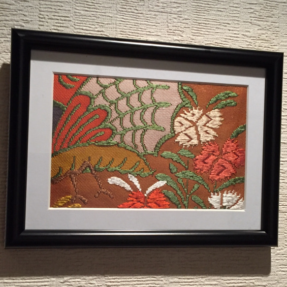 正絹西陣織壁掛け 高級ウォールデコ・ウォールアート 西陣織 掛軸 – Rui Arts and