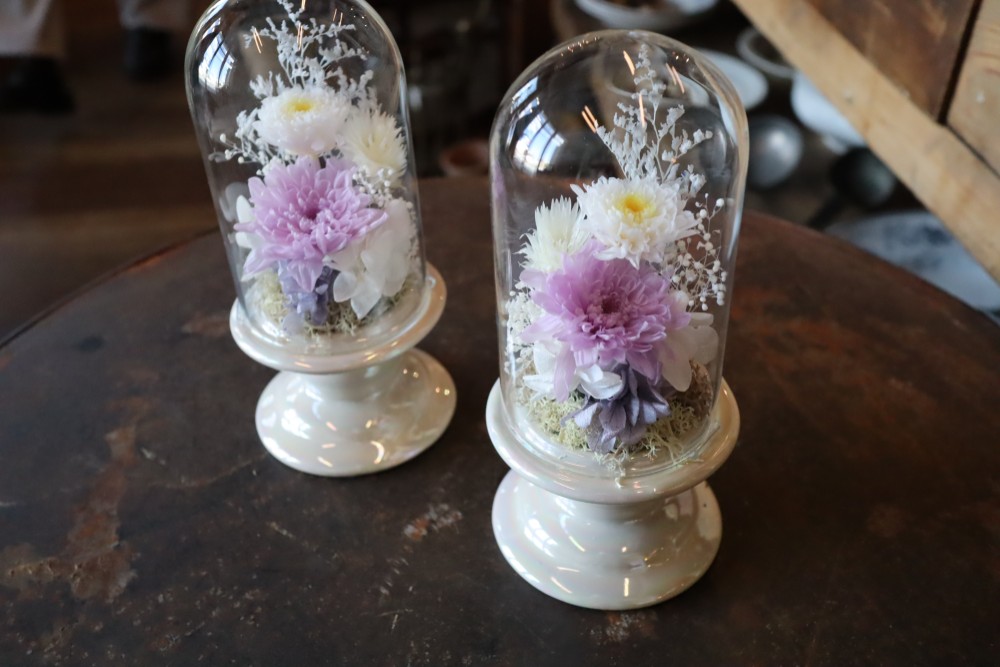 【再販】仏花【toujours】1対セット＊プリザーブドフラワー