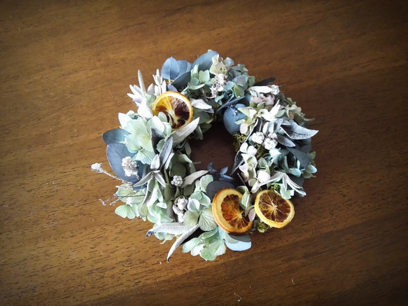 【再販×over20】hydrangea wreath 3 4枚目の画像