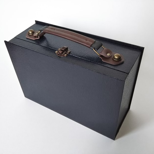 ブック型トランク ボックス 紺 フリーボックス・小物入れ 724-box 通販