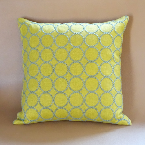ミナペルホネン タンバリン 黄色にグリーン ミナの定番 刺繍