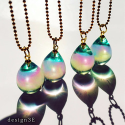 しずくネックレス＊しゃぼん玉 2枚目の画像