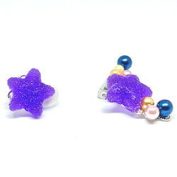 星夜のイヤーカフ【グレープ】 3枚目の画像